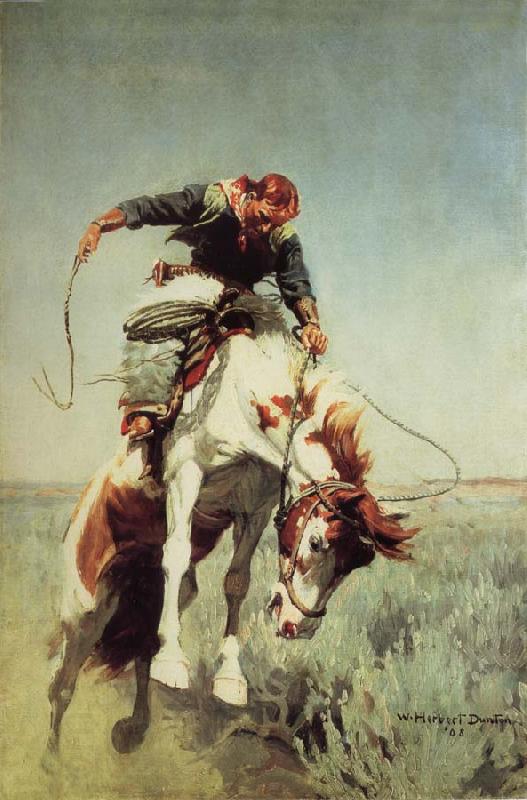 William Herbert Dunton Bronc Rider China oil painting art
